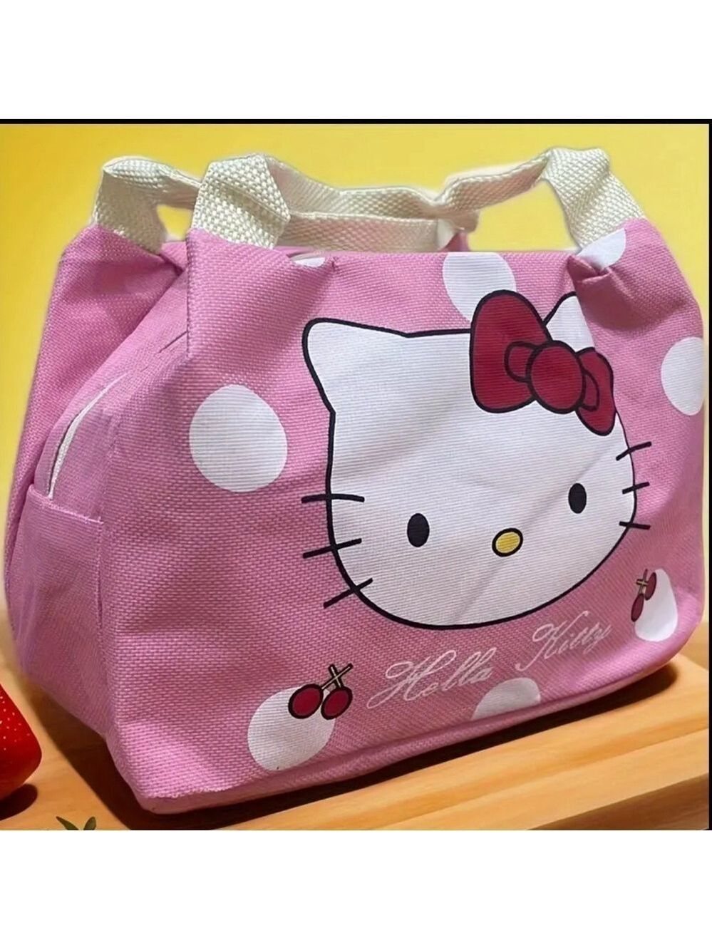 Sanrio Hello Kitty Insulated Lunch Bag - Cute Design, Pink NIP
